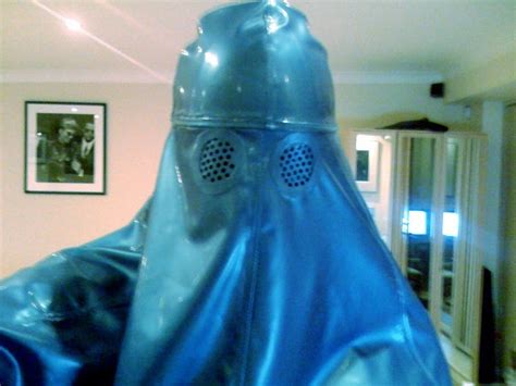 Diary of a Latex Lady: New Blue Burqa