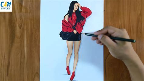 Drawing Whole Body Girl