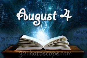 August 4 Birthday horoscope - zodiac sign for August 4th