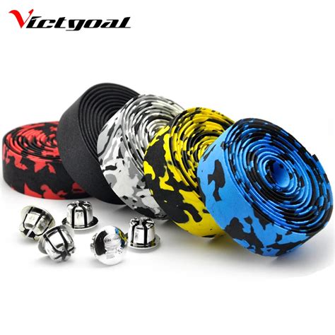 VICTGOAL Colorful Road Bike Handlebar Tape Belt Bicycle Cycling Handle Cork High Quality ...