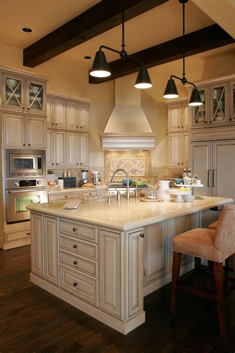 French country kitchen island ideas | Hawk Haven