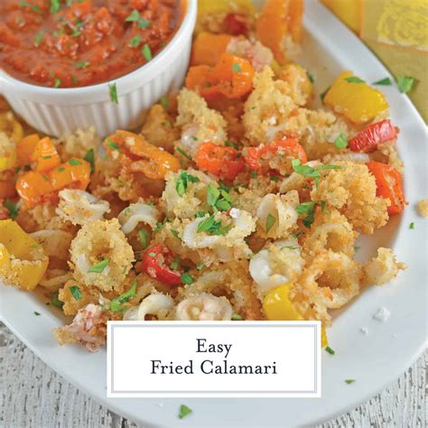 Easy Fried Calamari Recipe - An Italian Calamari Fritti