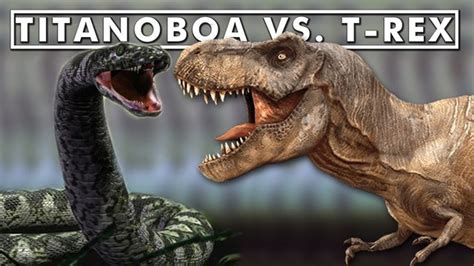 Titanoboa VS T Rex_ Quem venceria_ - Vídeo Dailymotion