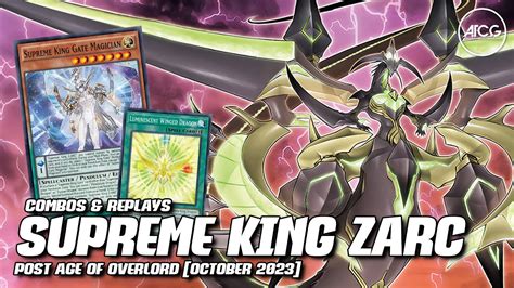 Yu-Gi-Oh! SUPREME KING ZARC Deck!! Combos & Replays 🎥 | Post Age of ...