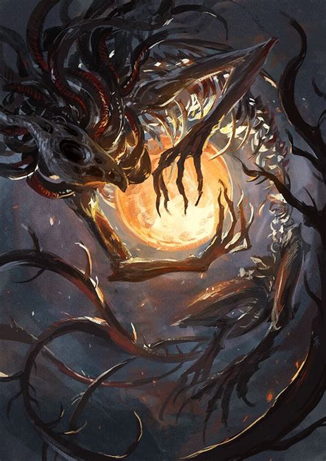 bloodborne moon presence - Google Search Creature Concept Art, Creature ...