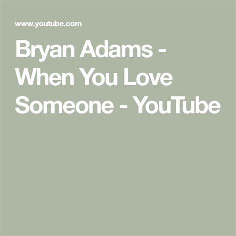 Bryan Adams - When You Love Someone - YouTube Music Love, Love Songs, Mtv Unplugged, Bryan Adams ...