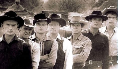 The Magnificent Seven - Robert Wagner, Steve McQueen, Yul Brynner, Horst Buchholz, Charles ...