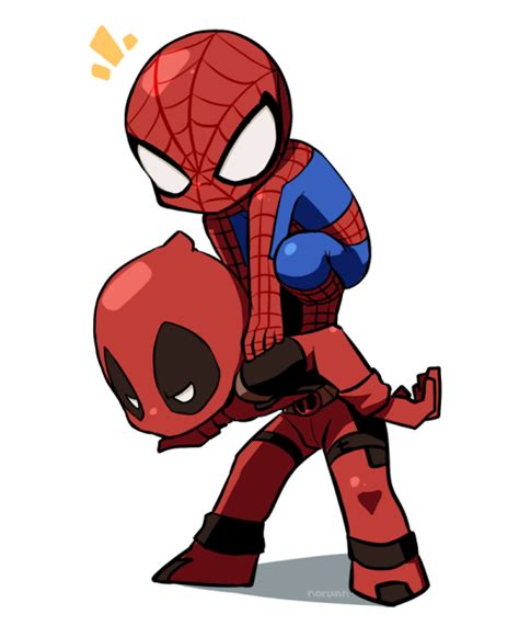 spideypool tumblr | hey by ~ norunn8931 | Deadpool and spiderman, Marvel comics deadpool, Chibi ...