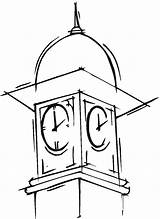 Chapel coloring Page  ColouringPages sketch template