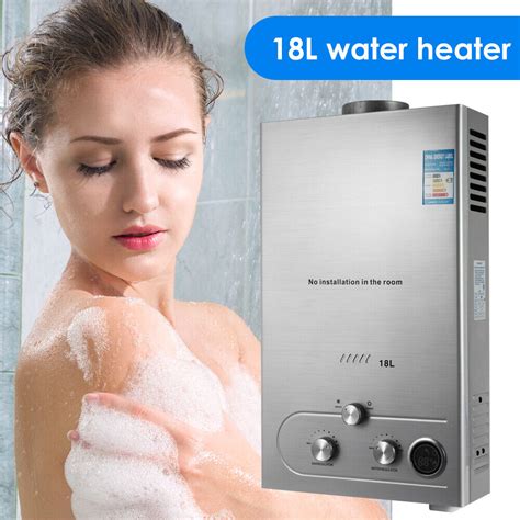 Onemayship 18L 5GPM Tankless Water Heater - Instant Hot Water on Demand for Natural/Propane Gas ...