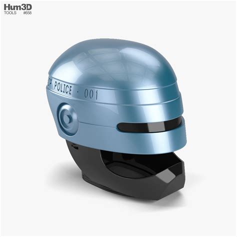 Robocop Helmet 3D model - Clothes on Hum3D