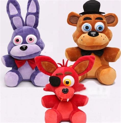 Plush Toy for Kids FNAF Five Nights at Freddy Bear Fox Bonnie Chica ...