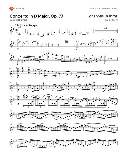 Free Violin Sheet Music | tonebase Violin - Worksheets Library