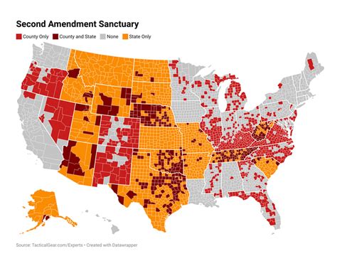 Second Amendment Sanctuary Reviewed: Every U.S. State and County ...