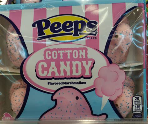 Cotton Candy Peeps | Cotton candy flavors, Flavored marshmallows, Easter candy