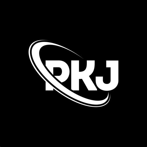 PKJ logo. PKJ letter. PKJ letter logo design. Initials PKJ logo linked ...