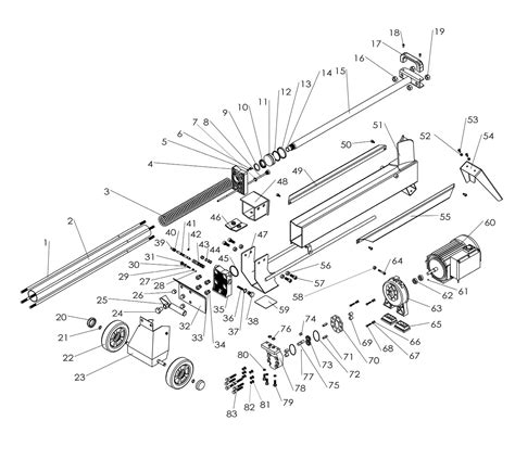 Hydraulic Log Splitter Parts Diagram - Heat exchanger spare parts