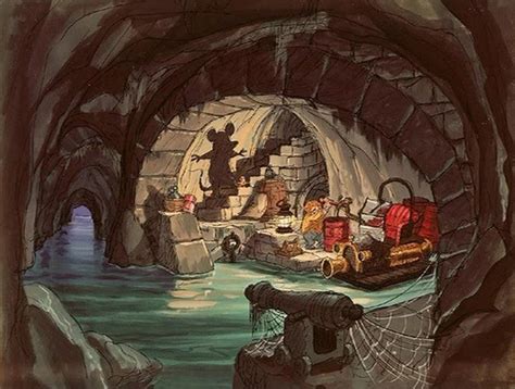 Concept art from Disney’s THE RESCUERS (1977). | Disney animation art, Disney art, Concept art