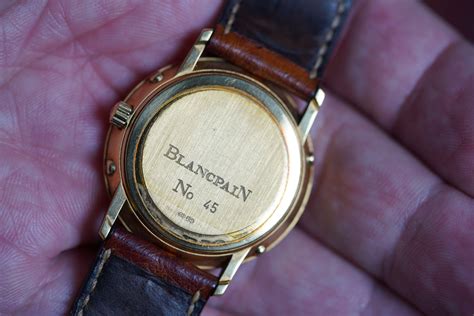 Blancpain Perpetual Calendar in 18K Yellow Gold — Wind Vintage