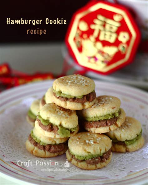 Hamburger Cookie - Recipe | Craft Passion