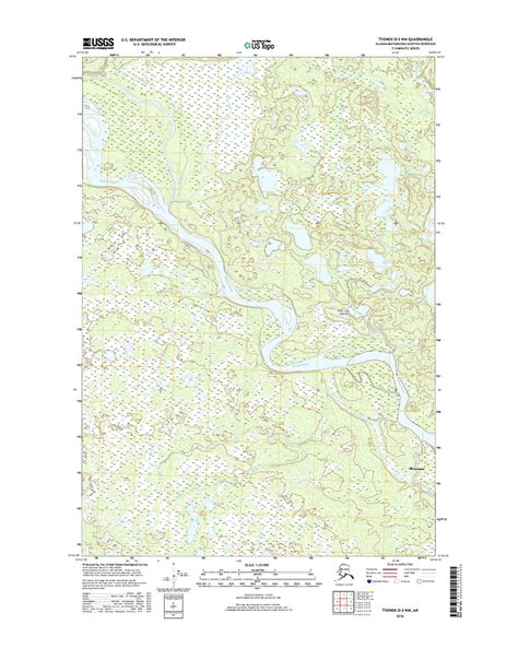 USGS Topo Map: Tyonek D-3 NW (Southcentral Alaska) - Topo Maps - Alaska ...