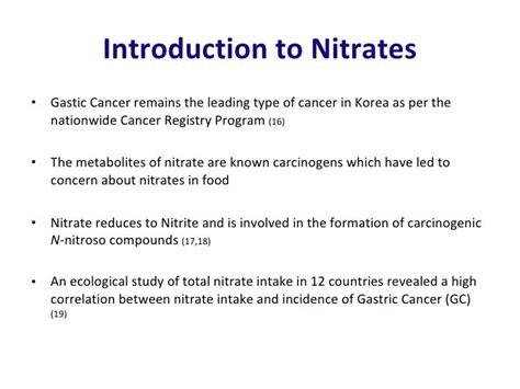 Nitrites, Nitrates, Antioxidants and Their Association with Gastric C…