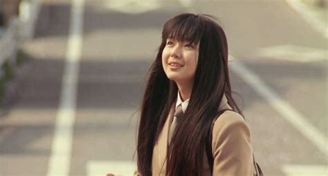 Kimi ni Todoke Live Action Film (2010), Mikako Tabe. This is the scene- love-petal-sakura!