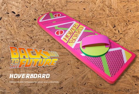 BTTF Hoverboard Homemade | FREE printable template :: Behance