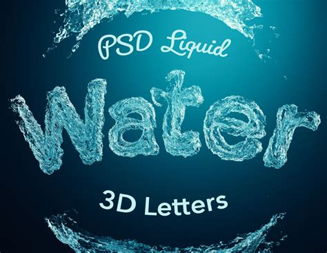 3D Letters and Fonts for Photoshop - GK Mockups Store