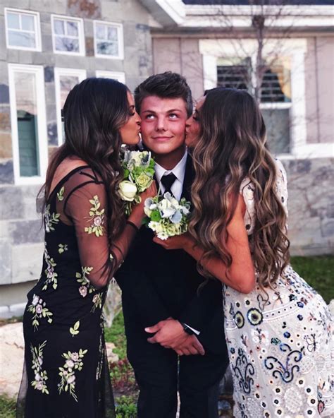 Zach Wilson brought TWO Cougar cheerleaders to his high school prom ...