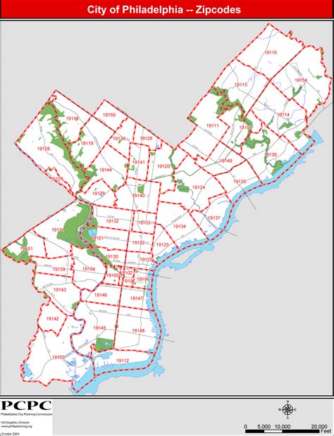 Philadelphia Zip Code Map • Mapsof.net