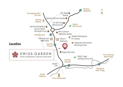 Location & Place of Interest | Swiss-Garden Hotel & Residences Genting Highlands