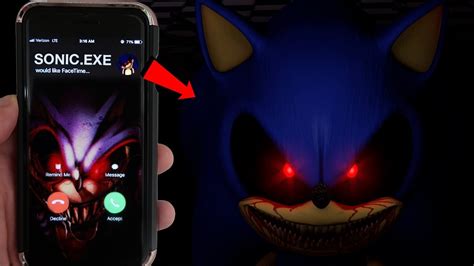 (SONIC.EXE IS HERE?) CALLING SONIC.EXE ON FACETIME AT 3AM (GONE WRONG ...