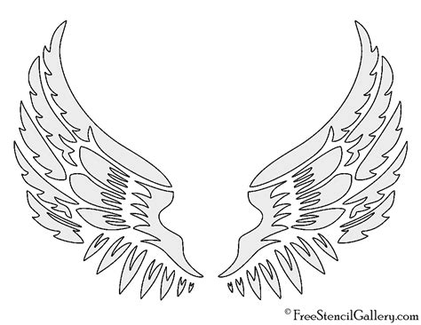 Angel Wing Templates Printable