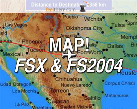 MAP! In-Flight Map for FSX & FS2004 by feelthere