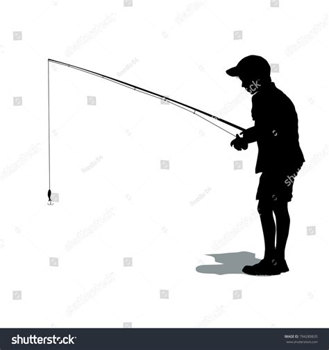 4,115 Boy Fishing Silhouette Royalty-Free Images, Stock Photos ...