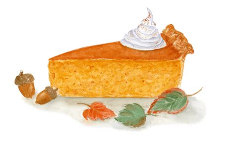 Watercolor Pumpkin Spice Pie on Behance