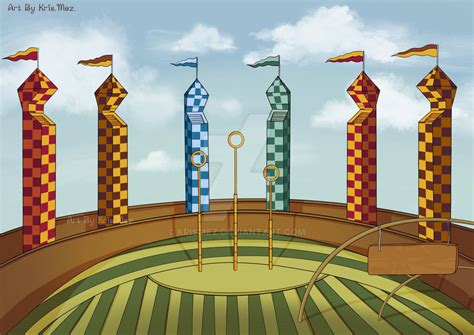 The Hogwarts Quidditch pitch by KrisMez on DeviantArt