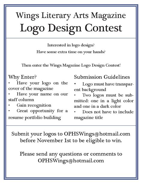 Logo Design Contest flyer by OPHSWings - Issuu