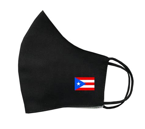 Puerto Rico Flag Face Mask Protective Covering Washable Reusable ...