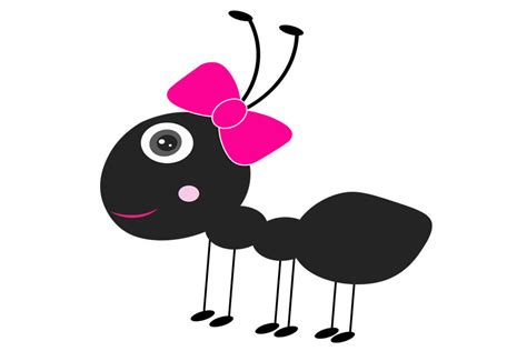 Girl ant svg, Ant svg , Cute ant svg, ant clipart, ant svg design, a By Lillyarts | TheHungryJPEG