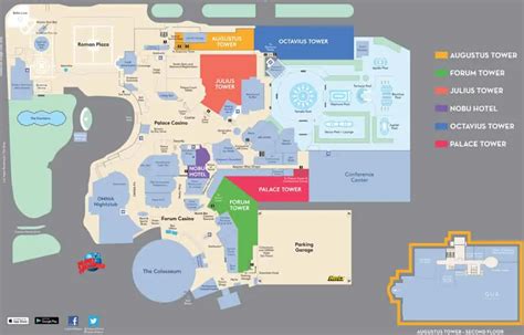 Caesars Palace Las Vegas Map – Map Of The World