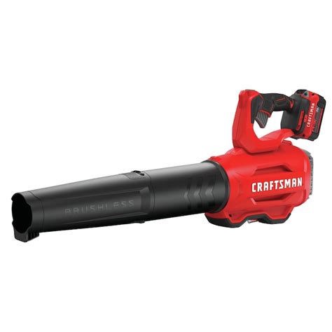 CRAFTSMAN 100 MPH V20 20-Volt Max Lithium Ion (Li-Ion) Brushless Cordless Electric Leaf Blower ...