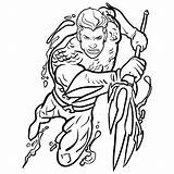 Lego Aquaman Coloring Pages sketch template