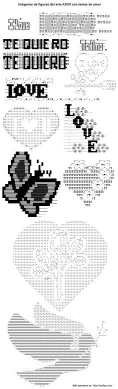 7 Best I Love You ASCII Art images in 2014 | Ascii Art, I love you ...