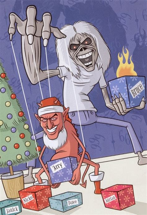 Merry Christmas! Conheça todos os cartões de natal do Iron Maiden