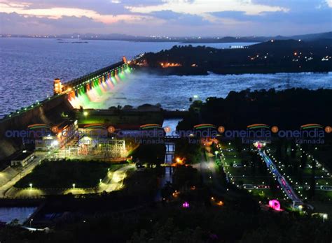 Hospet Tungabhadra Dam Lighting During Night Photos: HD Images ...