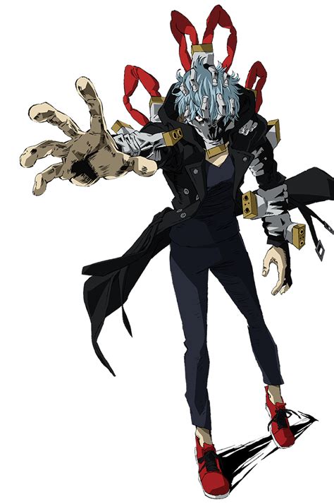 an anime character with long white hair and red shoes, holding his arms out in the air