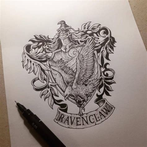 Kerby Rosanes Crests | Harry potter drawings, Harry potter tattoos, Harry potter sketch