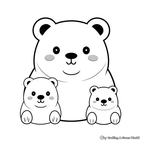 Bear Family Coloring Pages - Free & Printable!